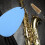 Raindrops Saxophone Cleaning Kit Blue Cloth For Effective Dirt Removal 10