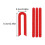 5pcs Reflective Strip Pvc Wheel Reflective M365 4