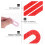 5pcs Reflective Strip Pvc Wheel Reflective M365 3