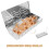 Silver Grill Box Bbq Accessories For Outdoor Cooking 1pack 8