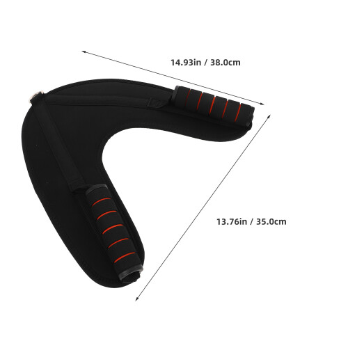 Gym Workout Harness For Weight Support Black Eva Foam 1pack 2