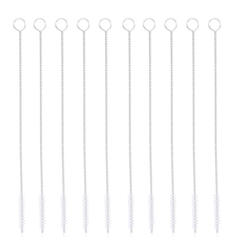 10 Pcs/Set Straw Brush Feeding Bottle Cleaner Milk