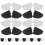 25 Pair Shoulder Pads Women'S Ordinary Sponge Push Up Mat 11
