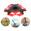 Cane Tips Trekking Pole Mud Red Plastic 1pcs 11