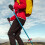 Cane Tips Trekking Pole Mud Red Plastic 1pcs 6