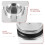 2pcs Motorcycle Cap Bolts Silver Precision Engine Timing 8