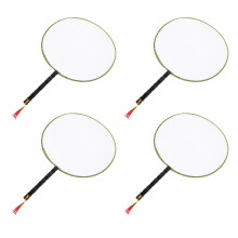 4 Pcs Blank Drawing Fan Decorative Graffiti Miss Child White