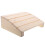 Raindrops Posture Support Piano Foot Rest Beige Wood 1pcs 9