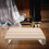 Raindrops Posture Support Piano Foot Rest Beige Wood 1pcs 3