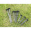 Plastic Tent Pegs Plastic Black 100pcs For Hiking Gear 9