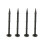Plastic Tent Pegs Plastic Black 100pcs For Hiking Gear 1