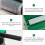 Manual Glue Applicator Roller Coated Carpet Adhesive Rollers Green 7