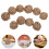 Raindrops 10 Pcs White Chiffon Ribbon Kettle Lid Takraw 9