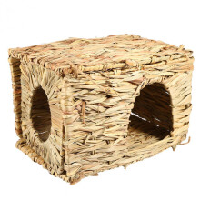 Small Animal Bedding Chinchilla House Straw Hamster Grass Rabbit Hut