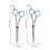 Professional Hair Cutting Scissors Set, 11 Pcs Haircut Scissors Kit 4