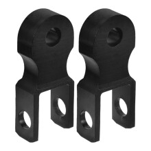 2St Achterdemper Verhoger Motorfiets Aluminium Zwart Comfort Verhoogd