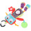 Robot Stuffed Hanging Toy Stroller Crib Swing With Molar Rod 9