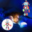 Robot Stuffed Hanging Toy Stroller Crib Swing With Molar Rod 4