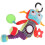 Robot Stuffed Hanging Toy Stroller Crib Swing With Molar Rod 10