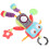 Robot Stuffed Hanging Toy Stroller Crib Swing With Molar Rod 8