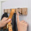 Folding Coat Hook, Solid Wood Door Rear Hook, Coat Hook, Towel Hook (3 Hooks) 7