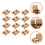 50 Pcs Take Out Drink Holder Takeout Tray Two-Cup 4