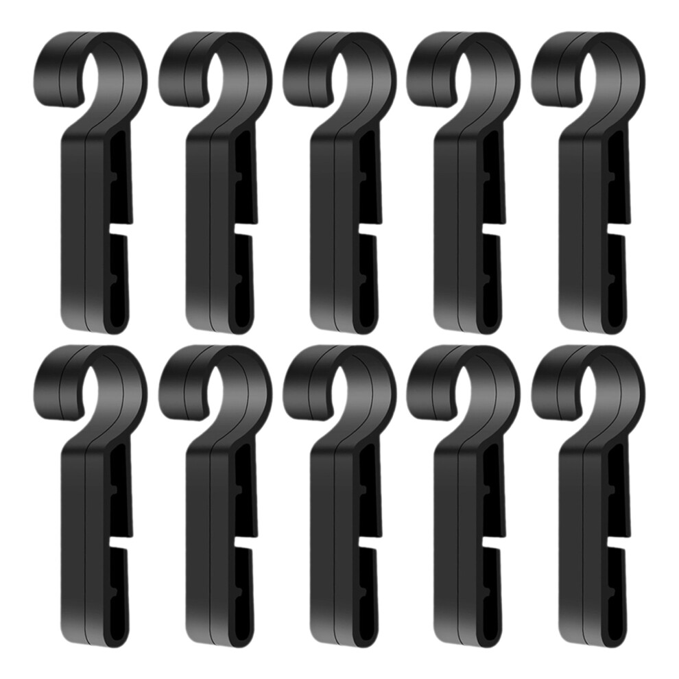 10 Pcs Headlamps Clips Light Mounting Hardhat Headlight Safety 3161657878774