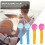 4Pcs Baby Blanket Clips Stroller Clips ABS Plastic Multi-Color Durable 9