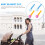 4Pcs Baby Blanket Clips Stroller Clips ABS Plastic Multi-Color Durable 10
