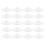 100 Pcs Adhesive Clear Hooks Small Suction Wall Transparent 1