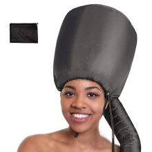 Bonnet Hood Hairdryer Attachment - Upgraded Hair Dryer Bonnet with Chin Strap And Longer Extended Hose