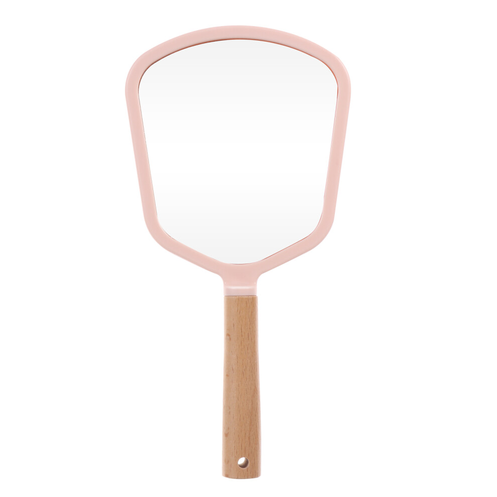 Inoomp 1 Pc Portable Cosmetic Mirror Handheld Makeup Mirror Elliptical Mirror
