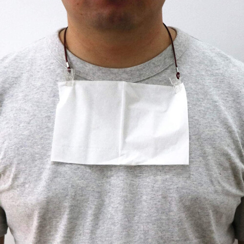1Set Red Adjustable Bib Holder Clip for Napkin Small Size Easy Use 1