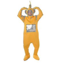 (xxl,yellow)4 Color Teletubbies Role Adult Funny Costume Zekai