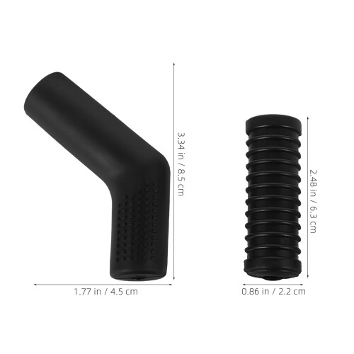 Motorcycle Shoe Protector Black 5pack 3.5x0.9x0.9in 1