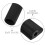 Motorcycle Shoe Protector Black 5pack 3.5x0.9x0.9in 8