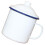 Enamel Mug White Easy To Clean And Carry Decor 10
