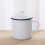 Enamel Mug White Easy To Clean And Carry Decor 11