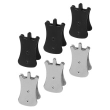 6Pièces Atténuateur Erhu Acier Durable Couleurs Variées Pour Pratique