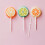 Plastic Hollow Lollipop Sticks White For Candy Making 60pcs 4