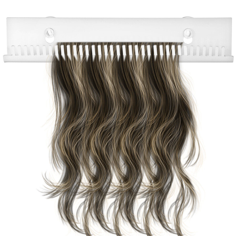 Artibetter Unisex White Hair Extension Display Stand Organizing Holder 1Set