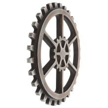 vintage steampunk gear wheel wall decoration hexagon 24cm