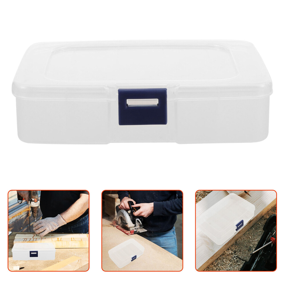 Portable Parts Box Hardware Organizer Box Pp White 1Pack 3161657896280