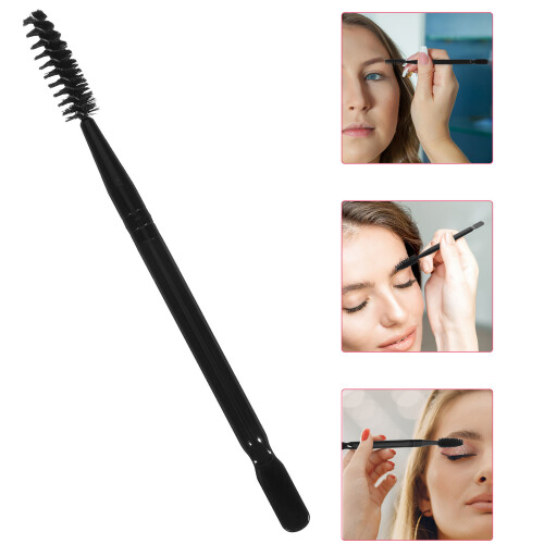 Double Ended Eyebrow Brush Grooming Beauty Tool Eyelash Professional 1