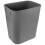 Compact Grey Trash Bin Durable ABS Waste Container for Bathroom 6