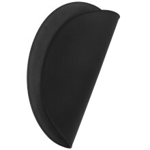 Black Drum Practice Pad Rubber Cloth Drum Muter for Snare Tenor