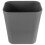 Compact Grey Trash Bin Durable ABS Waste Container for Bathroom 5