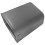 Compact Grey Trash Bin Durable ABS Waste Container for Bathroom 9