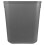 Compact Grey Trash Bin Durable ABS Waste Container for Bathroom 7