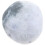 Decorative Moon Cushion Grey Pp Cotton 1pcs 6.7in 1